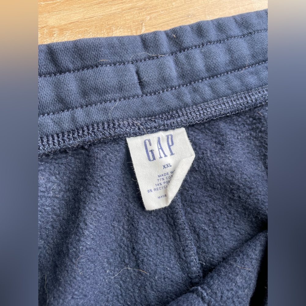 Gap Sweatpants Mens Medium Blue Tapered Joggers - Picture 5 of 5